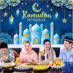 Ramadan Mubarak Decorations Backdrop Banner Muslim Ramadan Kareem Background …