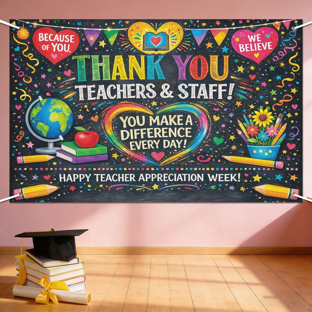 Teacher Appreciation Decorations – Thank You Teachers Teacher Appreciation We…