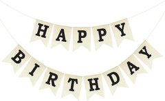 Happy Birthday Banner – NO DIY Happy Birthday Decorations Burlap Happy Birthday