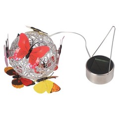 Elegant Solar Butterfly Light Pendant for Enriching Outdoor Experiences