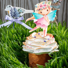 Fairy Cupcake Toppers 48Pcs Fairy First Birthday Party Decorations Fairy Garden