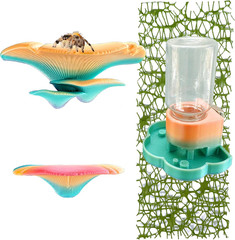 5Pcs Jumping Spider Accessories Set, Jumping Spider Enclosure Mushroom and Water