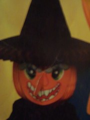 11″ Witch Centerpiece Decoration Vintage 1990 Paper Fantasies NOS Denmark