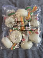 Dozen 12 Rainbow Unicorn Rubber Ducks! Party Ducks 2×2″ New In Packaging!