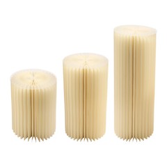 3* Foldable Paper Column Display Stands Cylinder Flowers Stand Dessert Table USA