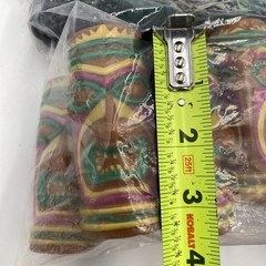 Amscon TIKI HEAD PARTY LIGHTS 14 Foot (4.3 m) String Of 10 Blow Mold Indoor