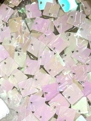KATE 24PCS Pink Iridescent Wall Backdrop Panels 12″x12″ Square Sequins NIOB