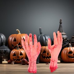 2PCS Broken Men Hand Blood Horror Bloody Limbs Novelty Dead Broken Hand Gadgets