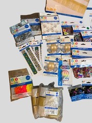 49Pc Birthday Party Supplies Bundle Balloons Decor Favors Table Covers