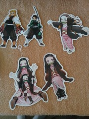 ANIME Hanging Swirls decorations Demon Slayer incomplete