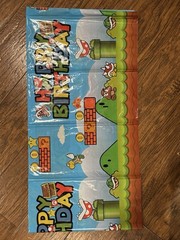 1pc Super Mario Table Cover “Happy Birthday” 9’ x 4.5’