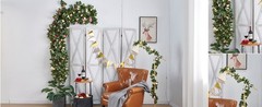 8 Pcs x 8.2 ft Flower Garland Artificial Rose Vine Flowers with Green Leaves