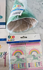 NEW 321 Party! Birthday Balloons LED CAKE TOPPER, HATS, NOTE BOOKS