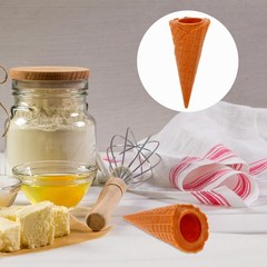 1 PCS Artificial Ice Cream Cone Model 4.5 Inch PVC Simulated Dessert Display
