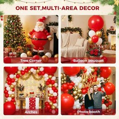 LovesTown 4PCS Large 36inch Red Giant Balloons for Wedding Engagement Graduation