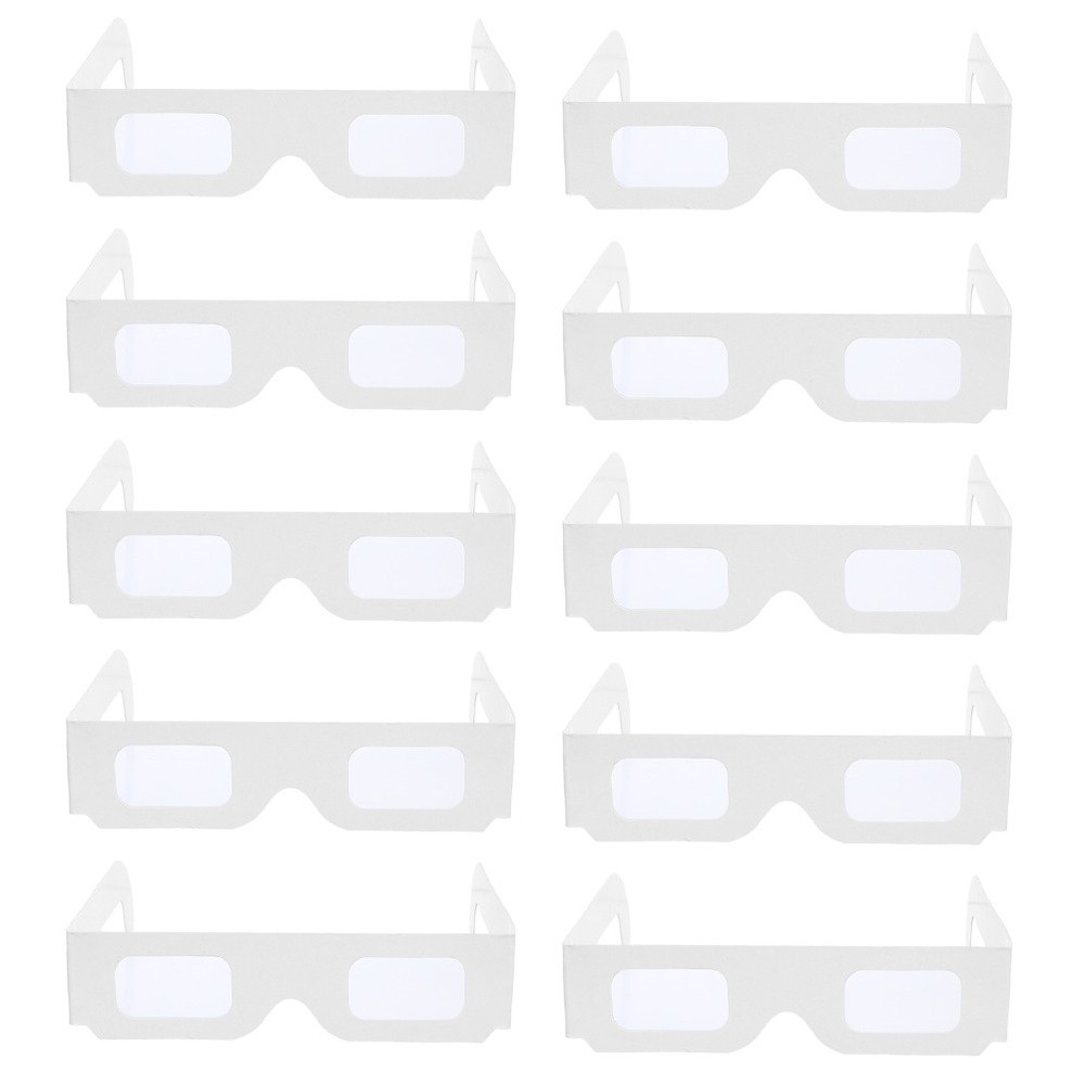 25 Pcs 3d Glasses Diffraction Style Festival Decorations for Girls
