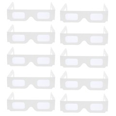 25 Pcs 3d Glasses Diffraction Style Festival Decorations for Girls