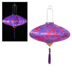 Vintage Floral Hanging Lantern Cloth Lantern Performance Party Festival Decor