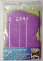 Disney Pixar Inside Out Birthday Party 8ct Invitations Seals Save The Date