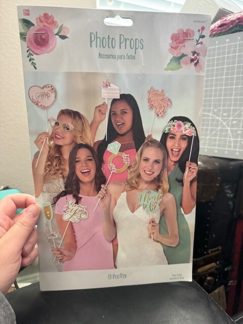Mint To Be Wedding Engagement Bridal 13ct. Photo Props Party Supply New!!!