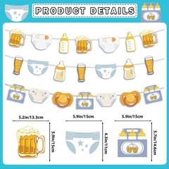 Diaper Party Decorations for Men Diaper Party Decorations Beer and Diaper Gar…