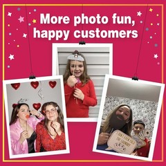 41 PCS Casino Photo Booth Props Kit 8×10 Inch Sign 45 Sticks Las Vegas Party