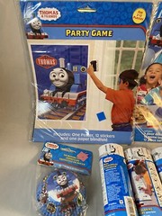 9 Piece Thomas and Friends Happy Birthday Party Welcoming Kit Coloring Game #2