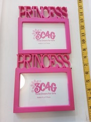 Princess photo frames lot(2) pink as seen