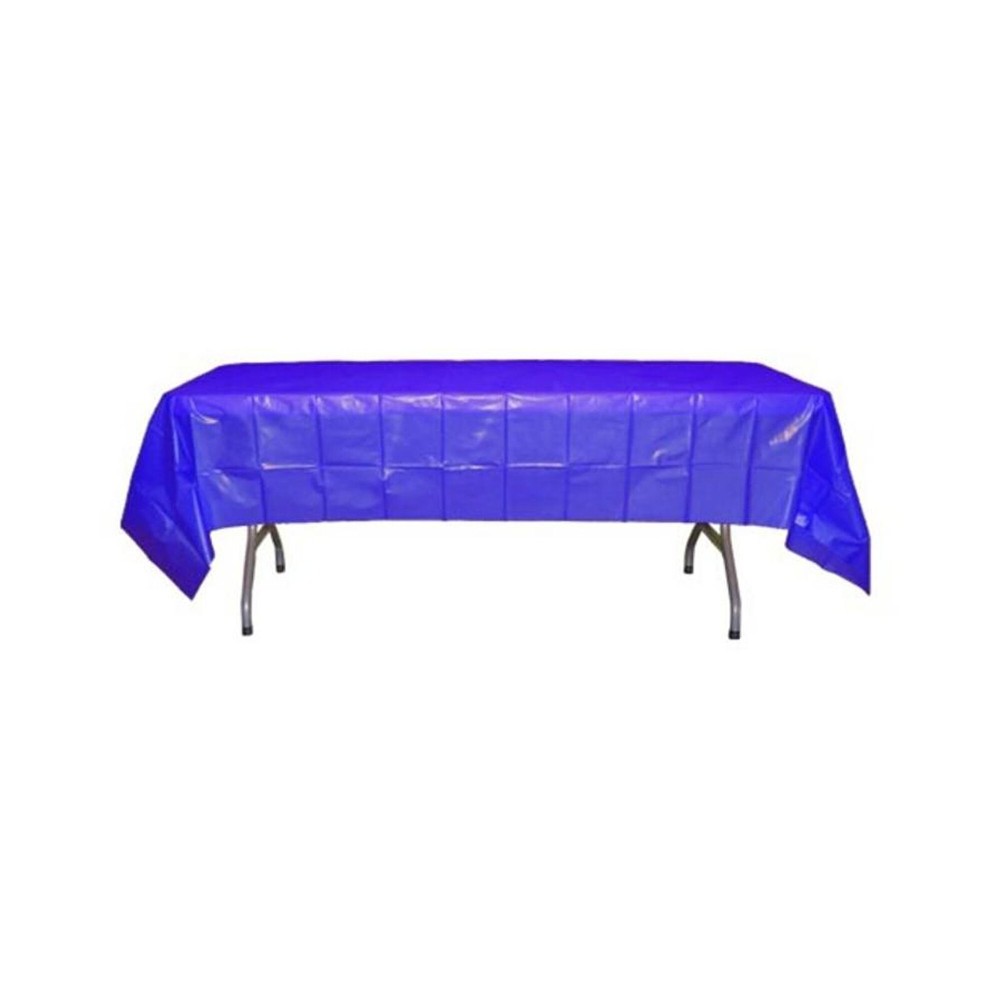 Disposable Plastic Dark Blue Table Cover – Rectangular – 54in. x 108in.