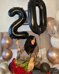 10 Balloon Number, Black Number 10th Birthday Balloons 40 Inch, 10 Years Old …