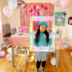 on Cloud 9 Birthday Decoration Colorful on Cloud 9 Party Supplies Rainbow on Clo