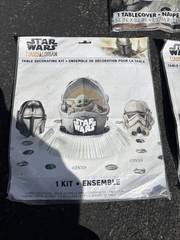Set of 2 Star Wars Mandalorian Table Decorating Kits – Baby Yoda – See Pics