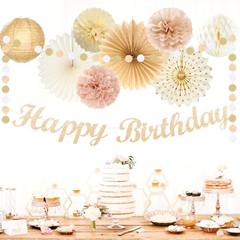 Champagne-Gold Beige Fall Boho Birthday Champagne-gold