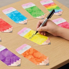 Colorful Pencils Cutouts for Classroom Bulletin Board Decoration Pencil Name …