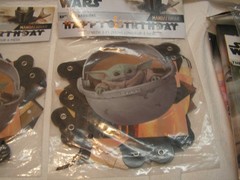 3 X Star Wars Party Decorations Baby Yoda BIRTHDAY Banner 6′ lot set.