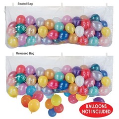 Beistle 3′ x 6′ 8″ Pkgd Plastic Balloon Bag