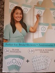 Festive Personalized Pennant Banner Wedding Party Décoration Teal Any Message