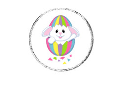 108 Easter decorations hershey kiss labels, stickers, tags