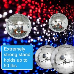 Stunning 8-Inch Rotating Disco Mirror Ball – Fun Decoration for Home & Parties