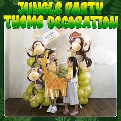 Large Inflatable Monkey (Pack of 3) 27-Inch Monkeys for Baby Shower, Safari, …