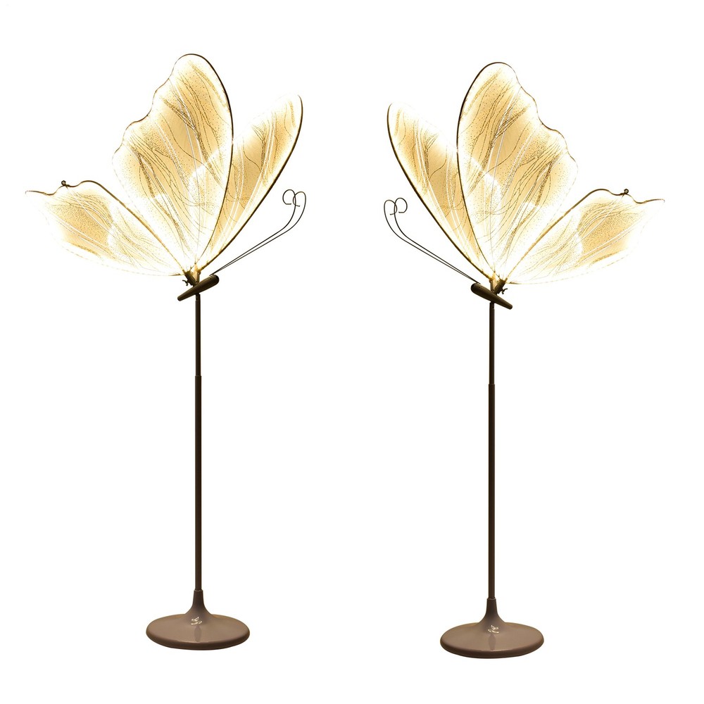 2PC Butterfly Floor lamp,Ceiling Lamp,for Wedding Party Decorations Props-31inch