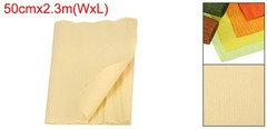 Crepe Paper Roll Crepe Paper Decor 7.5ft Long 20 Inch Wide Light Champagne