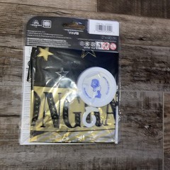 Congrats Grad Party Foil Standard Balloon 17” Graduation Black Gold Anagram