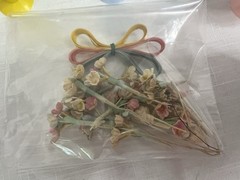 VTG 1960 Baby Shower Decorations Umbrellas Lot Of 9 Made In Hong Kong