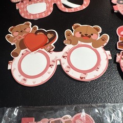 Valentines Party 36 Paper Glasses Valentine 6 Designs, 3 Packs Of 12