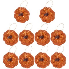 10 Pcs Pumpkin Ornament Artificial Pumpkins Halloween Decoration Props