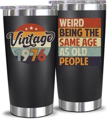 Personalized 50th Birthday Tumbler – 20oz Stainless Steel