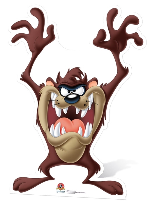 Taz The Tasmanian Devil Cardboard Cutout Stand up Looney Tunes Cartoon Standee