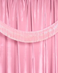 , Party Decorations Light Pink Fringe Banner – 4 ft. | Bachelorette Party Sup…