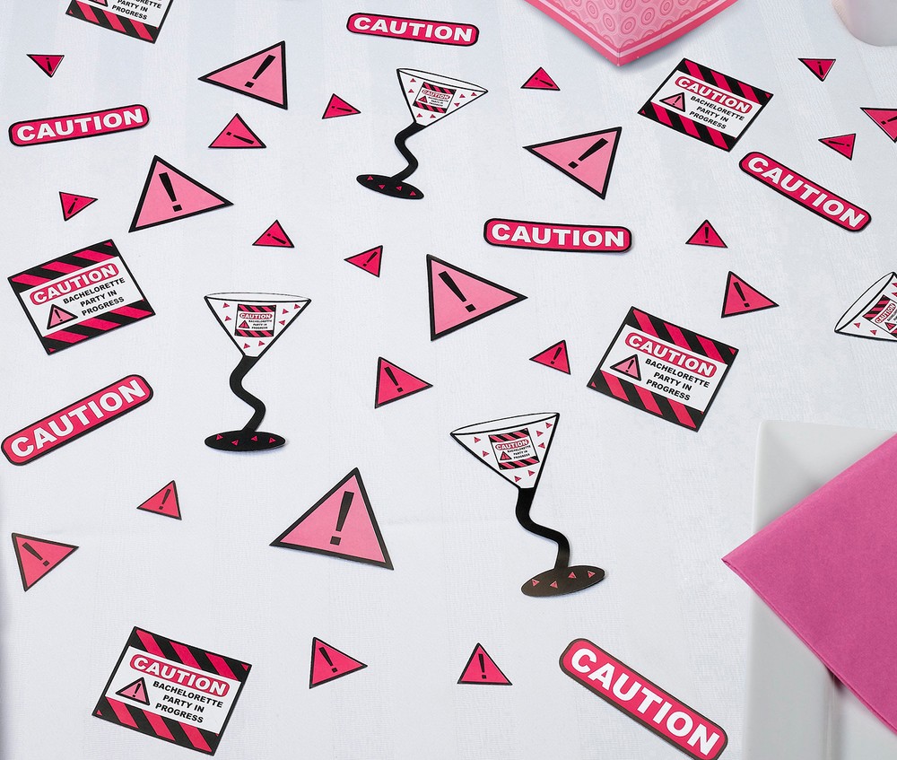 Bachelorette Party Fun Decor Confetti 136 Piece Party Table Decorations